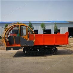 建筑工地用混凝土履带车-多场合使用自吸式3吨5吨履带运输车-农用小型履带搬运车