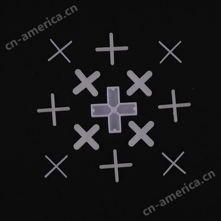 工厂批发瓷砖十字架 缝卡贴砖留缝工具 十字胶粒 塑料十字卡 子