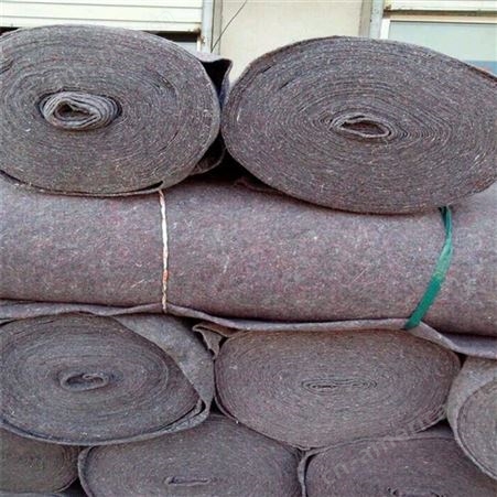 汇朋毛毡厂家-公路养护毯棉毡 大棚黑心棉保温毛毡 家具保护毯毛毡