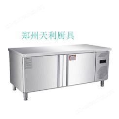 美厨商用冷藏工作台不锈钢奶茶操作台水吧台保鲜冷冻冰柜厨房设备