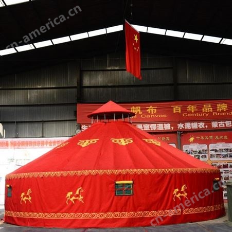 济南大型蒙古包定做厂家 金牛帆布 豪华蒙古包多年生产企业