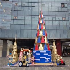 仿真树厂家人造大型圣诞树_LED圣诞树装饰圣诞节布置大型圣诞树来图定制_厂家