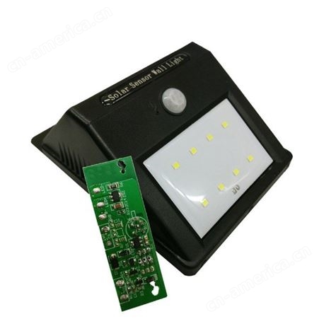 太阳能LED感应灯线路板 智能感应壁灯电路板芯片PCBA方案厂家方案