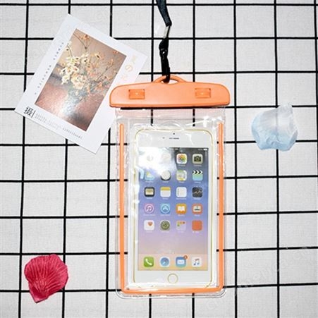 新款手机防水袋 户外游泳电子产品防水袋 可触屏PVC透明防水袋