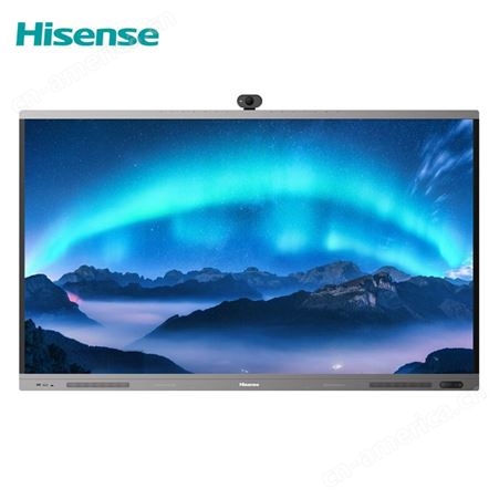 海信(Hisense)会议平板电视75英寸4K高清触摸式电子白板可插拔摄像头商用会议一体机75MR6B 企业采购