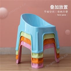 家用儿童小凳子成人换鞋洗澡登加厚靠背塑料小号矮板凳宝宝小板凳