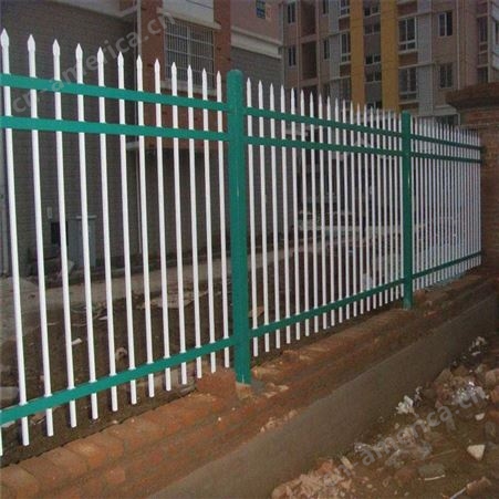 锌钢护栏学校庭院防爬铁艺围栏规格多样厂区别墅庭院围墙栏杆