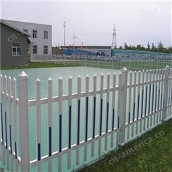 厂区围墙护栏 pvc塑钢小区隔离防护围栏庭院栅栏