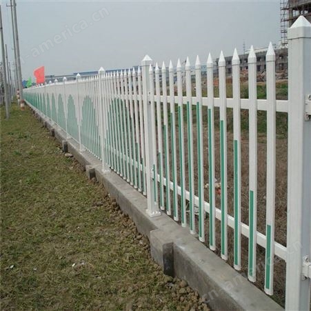 PVC塑钢社区护栏 小区别墅庭院隔离栏变压器围栏