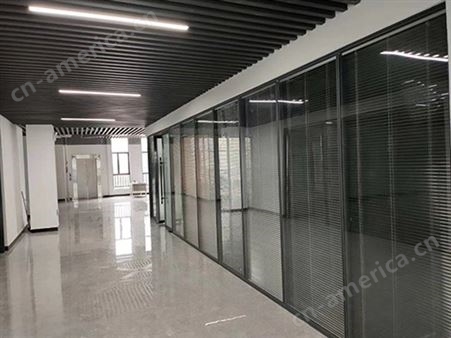 北京内钢外铝玻璃隔断厂家 北京 盛洋隔断 可定制 浴室玻璃 时尚美观