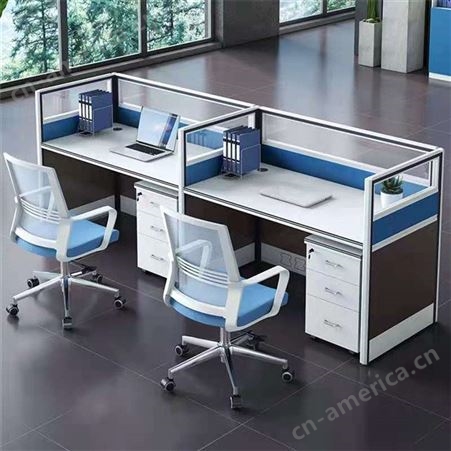 多人隔断职员办公桌  简约现代屏风电脑桌