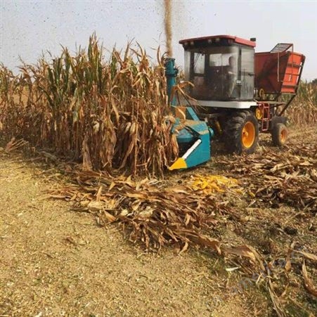 厂家直供 玉米秸秆青储机 干湿两用收割机 履带式新型收割机