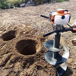 水泥电线杆子打桩机硬土种植刨坑机/大功率汽油挖坑机
