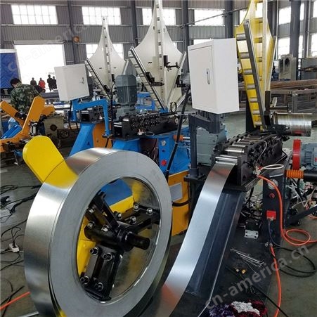 诺曼螺旋风管机生产厂家 武汉NMLX-1500钢带圆形风管机现货供应