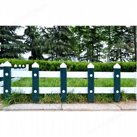 PVC草坪围栏 花坛绿化带栏杆 苏州厂家 花池隔离 篱笆花圃小护栏