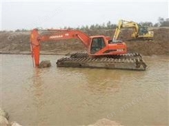 湿地挖掘机出租 西藏水上挖机出租电话
