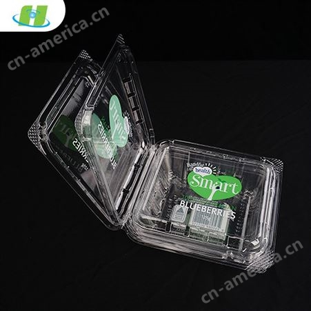 环塑定制PET果蔬 生鲜塑料包装盒 食品吸塑盒一次性透明盒