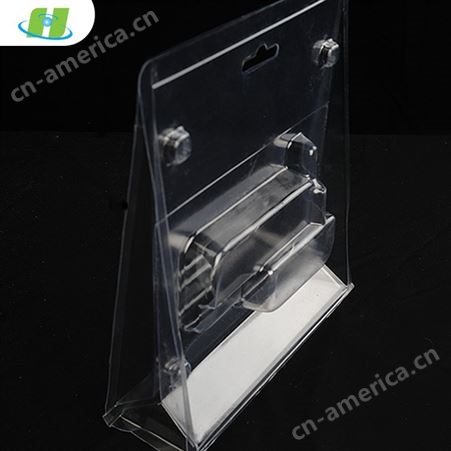 透明折边吸塑包装 公仔手办PVC防尘塑料包装盒尺寸定制