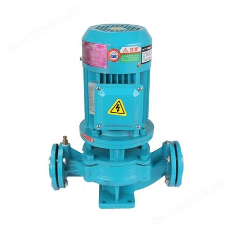 广州管道泵 羊城GDⅢ型清水管道泵 立式管道离心泵