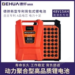 德骅24v48v新款大小橘背包电池绿篱机采茶机修剪机专用充电锂电池