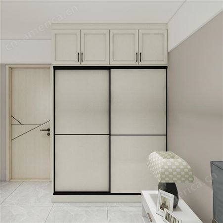 新中式简约全铝衣柜 爱米铝合金衣柜 铝合金加工定制 上门设计