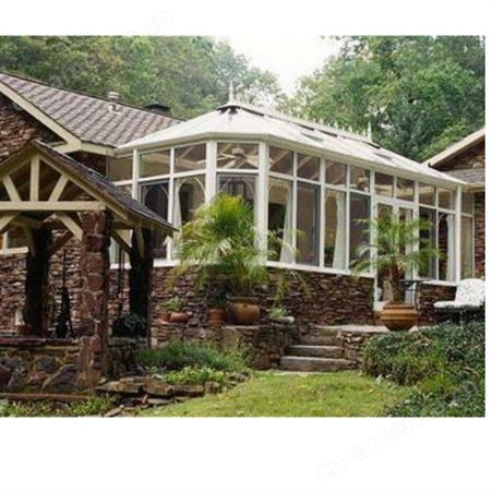 别墅玻璃顶定做 阳台玻璃顶加工 花园玻璃顶定制 胖利
