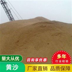 合肥黄沙生产基地 安徽黄沙建筑用料 安徽 细小松软